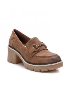 Женские мокасины на каблуке от XTI, цвет Camel