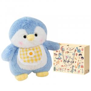 Плюшевая кукла Bib Penguin Cub размером 12см/36см/55см MIXIANG, синий