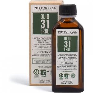 PhytorelaxLaboratories Olio 31 Herbs Веганская и органическая смесь эфирных масел из трав и растений, 100 мл, 3,4 жидких унции - Сделано в Италии [Итальянский импорт]