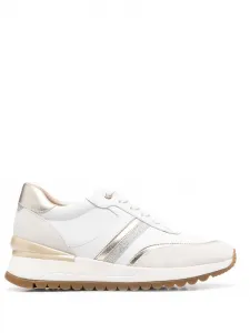 Кроссовки Desya с эффектом металлик Geox, белый