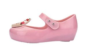 Кроссовки Mini Appliqué-detail Round-toe Ballerinas Melissa, розовый