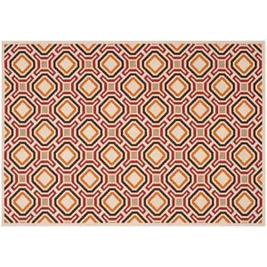 Симметричный ковер для веранды Safavieh, мультиколор, 153x229 см