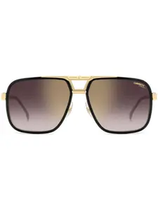 Carrera солнцезащитные очки с логотипом, черный