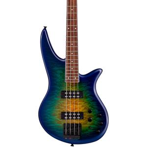 Jackson X Series Spectra Bass SBXQ IV Amber Blue Burst