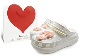 Crocs Сандалии Crush Clog SIN3A White Peach Clogs Unisex White