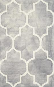 Ковер SAFAVIEH, 77 x 122 см, Dip Dye Collection Grey/Ivory DDY535C ручной работы марокканский акварельный премиум шерстяной