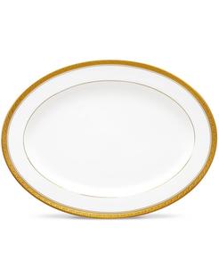 Noritake Овальное блюдо Crestwood Gold