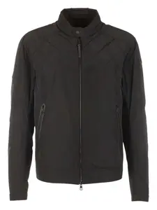 Стеганая куртка с узором Moncler, черный