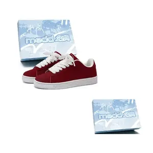 Medd Пуховики нескользящие утепленные низкие скейтерские унисекс белые красные (улучшенные), цвет White Red (Upgraded)