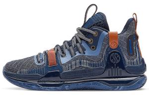Баскетбольные кроссовки AG1 Pro Basketball Shoes Men Mid-Top Ink Blue/industrial Blue 361°