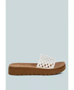 Женские плетеные сандалии Sayura London Rag, белый