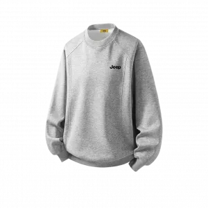 Свитшот Unisex Crew Neck Moderate Regular Jeep, темно-серый