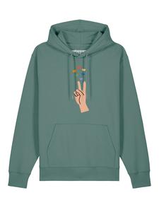 Толстовка Watapparel  Spread Love, зеленый