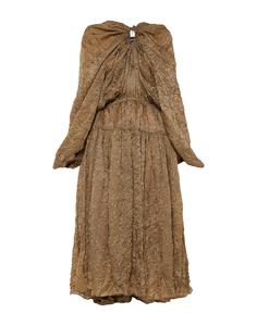 Макси платье Rochas, хаки