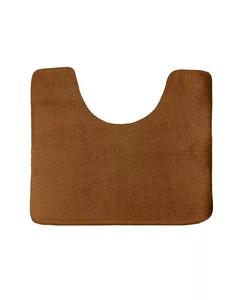 Нескользящий, ультрамягкий плюшевый коврик для ванной из пены с эффектом памяти — контур 24 x 20 дюймов Clara Clark, коричневый