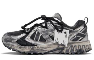 New Balance NB 410 V5 устойчивые к истиранию низкие кроссовки для бега unisex black silver