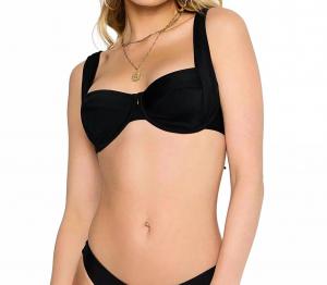 Karter Бралетте Бюстье бикини в черном цвете Beach Bunny