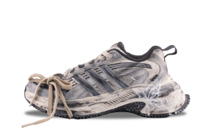 Adidas Низкие кроссовки FC CLASSIC с износостойким верхом, унисекс, серо-черные