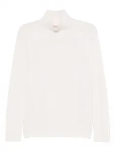 Водолазка в рубчик Purotatto, белый