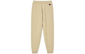 Трикотажные спортивные штаны женские бежевые Lacoste
