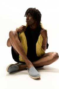 Холщовые эспадрильи Pull And Bear, синий