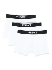 Комплект из трех боксеров с логотипом VERSACE, белый