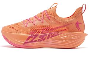 Летающая Тень Клетка Устойчивые к Истиранию Низкие Беговые Кроссовки Мужские Розовые QIAODAN