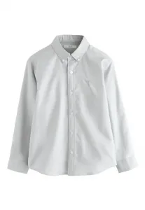 Рубашка оксфорд с длинным рукавом Next, Light Grey
