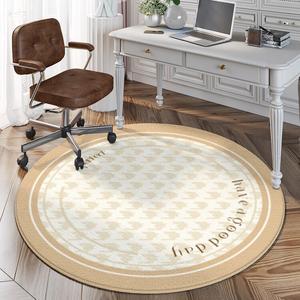 Dajiang Ковер 100х100 см для спальни/комнаты, круглый, утолщенный, с эффектом памяти, без формальдегида