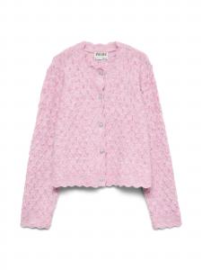 VERO MODA Кардиган 'PURDIE' вязаный, розовый