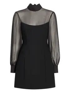 Платье мини Fili с длинными рукавами Cinq A Sept, черный