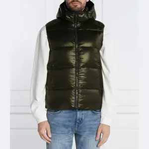 Пуховик без рукавов Hetrego, зеленый