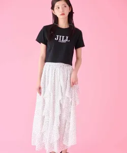 Многоярусная юбка с оборками Jill By Jill Stuart, цвет Shirodot 1