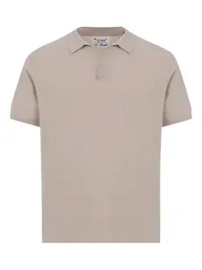 Рубашка поло с вышитым логотипом MC2 SAINT BARTH, нейтральный