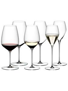 Набор из 6 прозрачных бокалов для вина и шампанского Veloce RIEDEL Glas