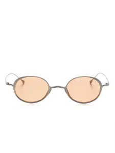 Солнцезащитные очки в овальной оправе Rigards, серебяный