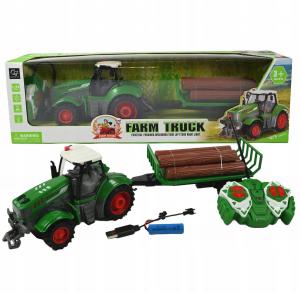 Трактор С Дистанционным Управлением Трактор С Дистанционным Управлением Прицеп С Деревянным Управлением Midex