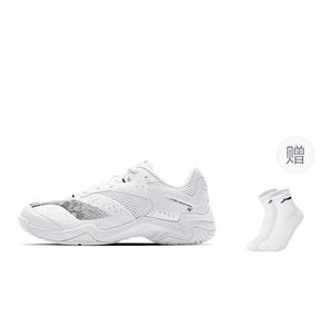 LINING Износостойкие дышащие низкие кроссовки для бадминтона Unisex White