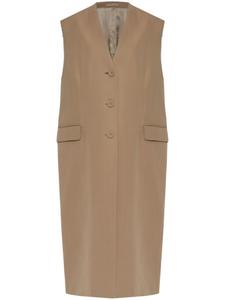 Пальто без рукавов Officine Generale, коричневый