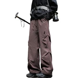 Коллекция Huichao Riding The Wind, карго-штаны Unisex WARRIOR, фиолетовый (fleece-lined diy badge)