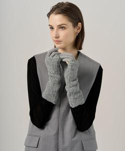 Трехсторонние вязаные перчатки с нарукавниками