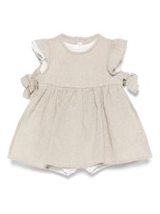 Льняное платье Il Gufo, нейтральный