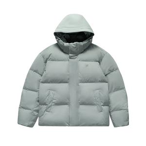 FILA FUSION Мужская пуховая куртка керамический камень серый, Rubble Lime