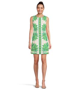 Платье Lilly Pulitzer Devyn Stretch Shift, цвет Kitts Green Shady Babe Engineered