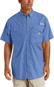 Columbia Men's Bonehead Short Sleeve Shirt,Bright Bluet,M