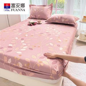 Fuanna Простыня на резинке 200х220 см, хлопковая, утолщенная, ткань класса А