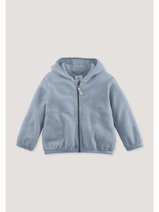 Hessnatur Флисовая куртка светло-голубого джинсового цвета