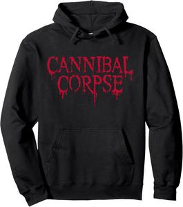 Толстовка с логотипом Cannibal Corpse , черная