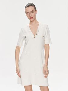 Трикотажное платье обычного кроя Twinset, экрю