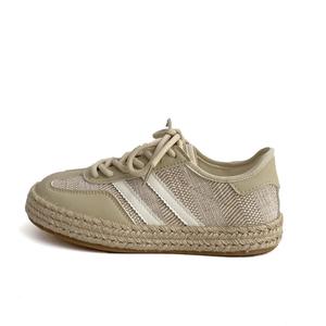 Низкие женские скейтерские кеды City camel, хаки